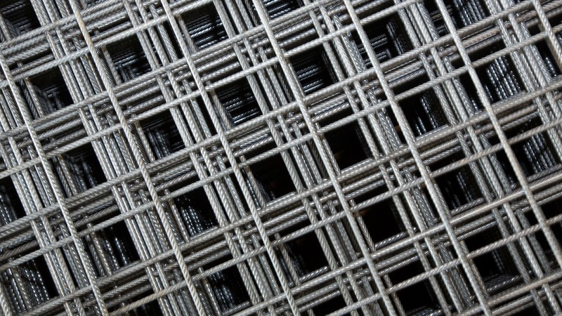 Stahlträger-Ansicht von oben